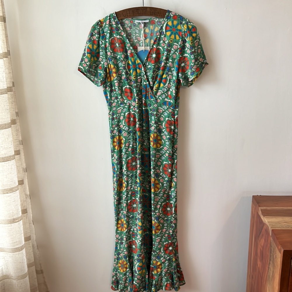 Rhode for Target NWT Floral MIDI Dress.  Size 4.